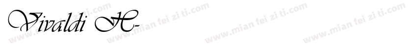 Vivaldi H字体转换